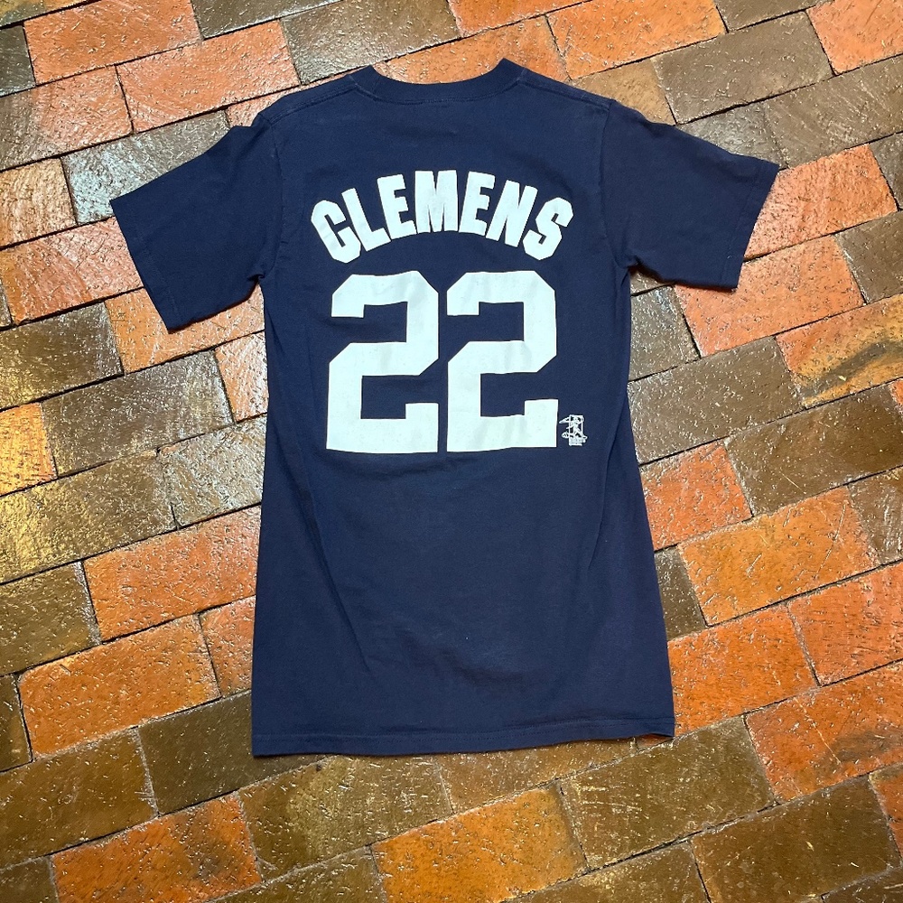 Majestic tee Clemons 22.  Small men